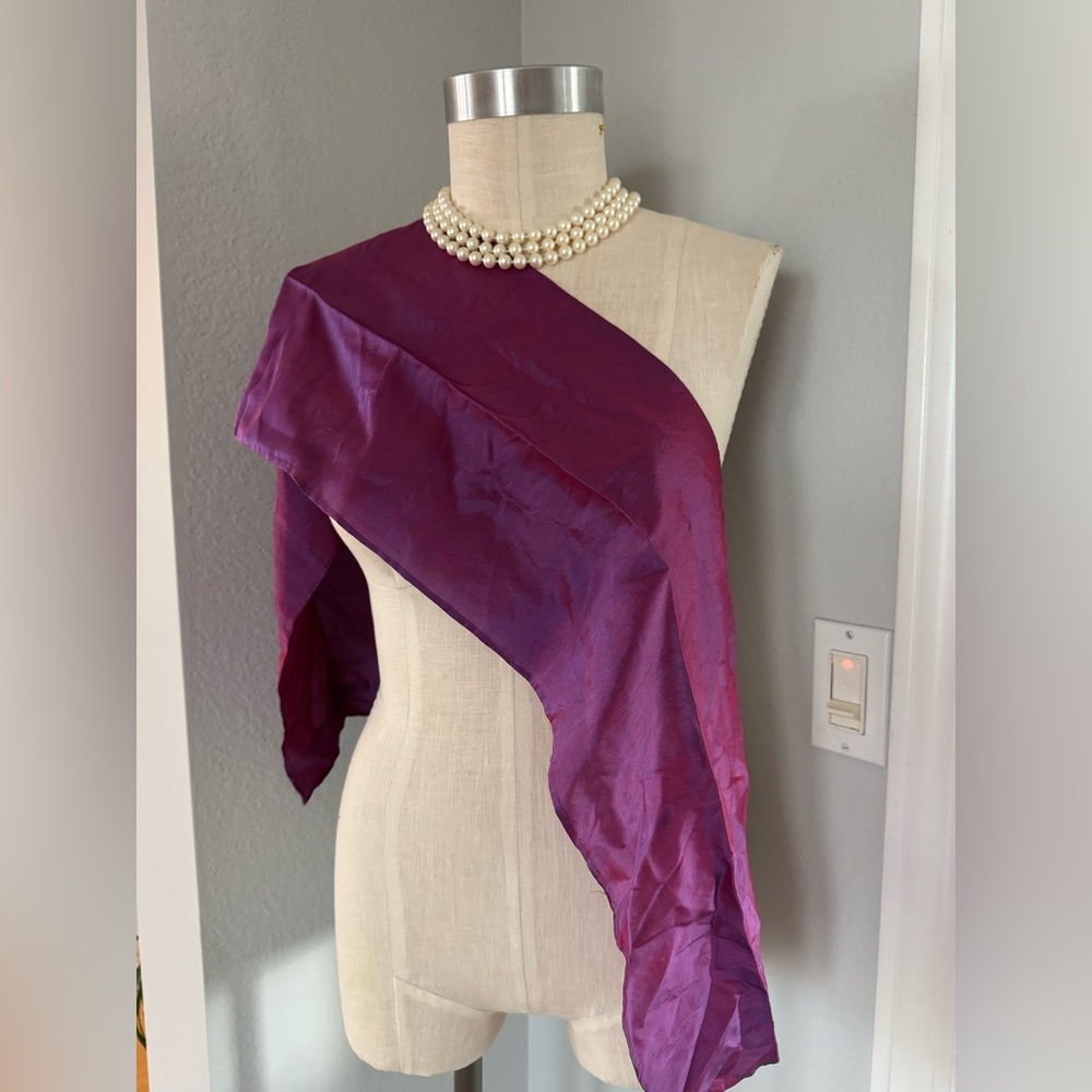 100% Thai Silk Scarf 50”x9”